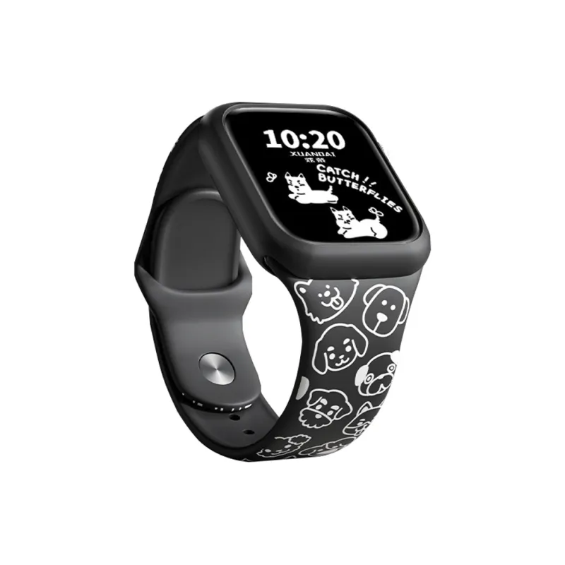 MSSM Watch Band Apple Compatibility 40mm Silicone Material-2