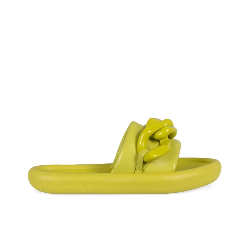 Stella McCartney Slide Slippers Women's Olive Green-1