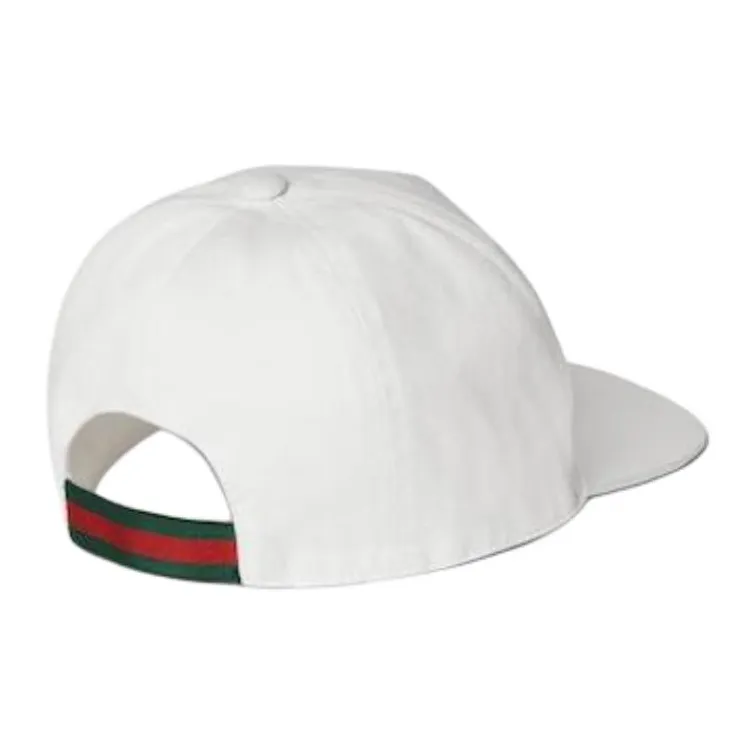GUCCI Cotton Baseball Caps Kids' White-2