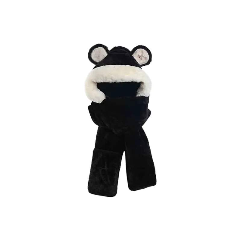 Yalu Polyester Hoods & Plush Hats Unisex Gift Box Set-2
