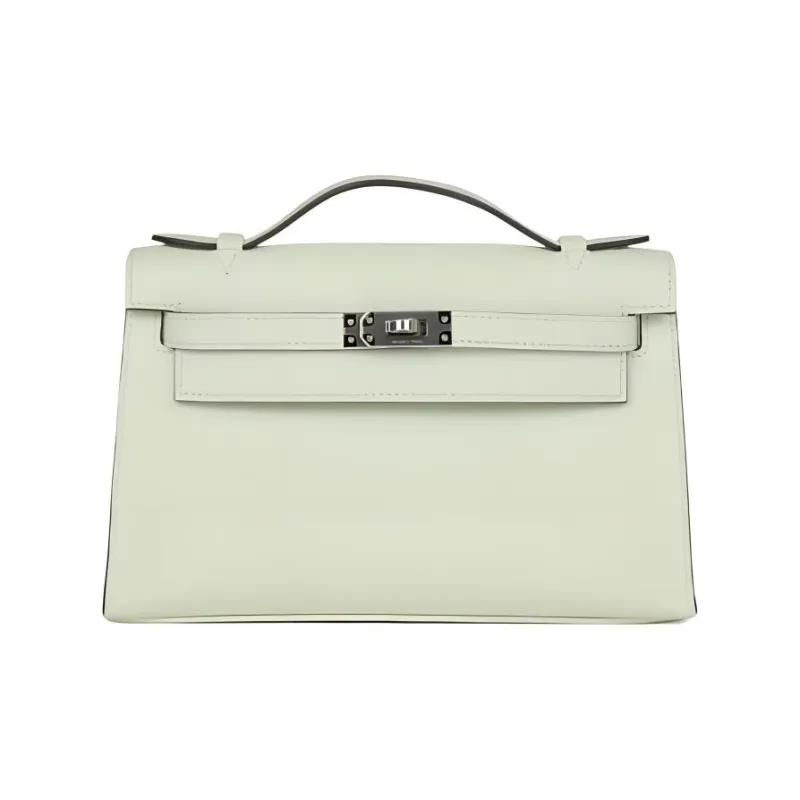 HERMES Mini Kelly Generation 1 Swift Leather Generation 1 Kelly Bag Handbag Women's 0S Bubble Green-0