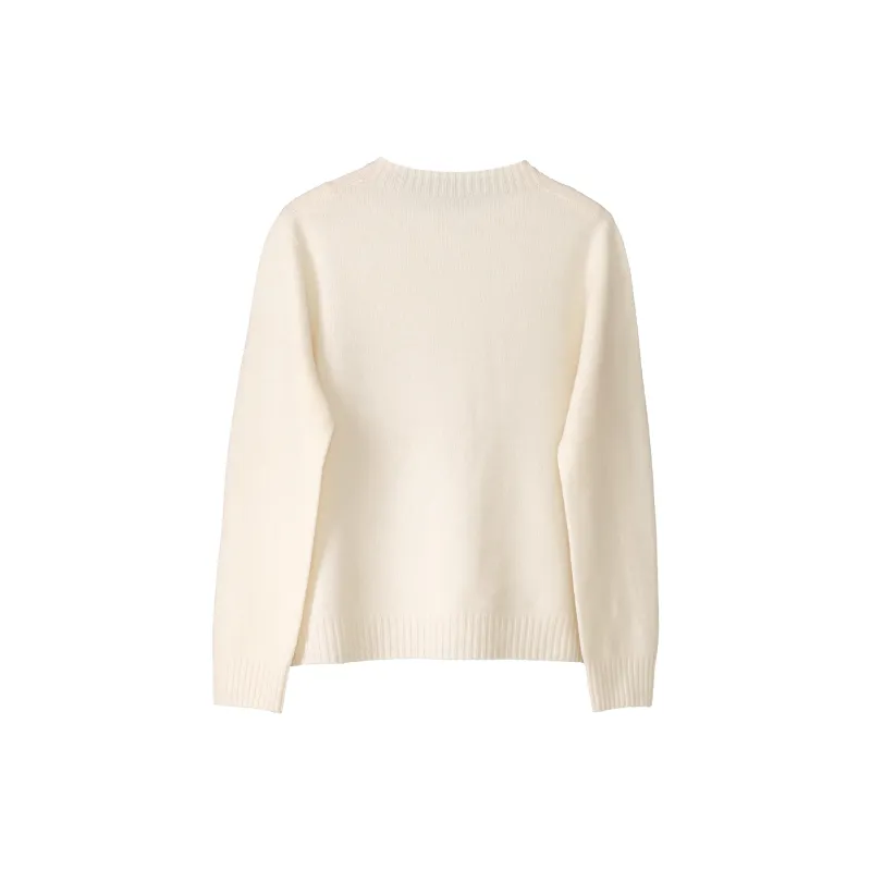 Fstudio Fashion Loose Fit Commute Base Knitwear Women's Black-1