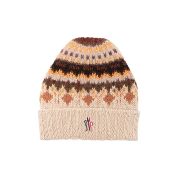 Moncler Logo Embroidered Beanie