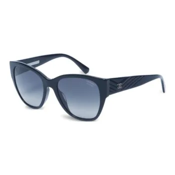 CHANEL 2000s Cat-eye Frame Cc Sunglasses