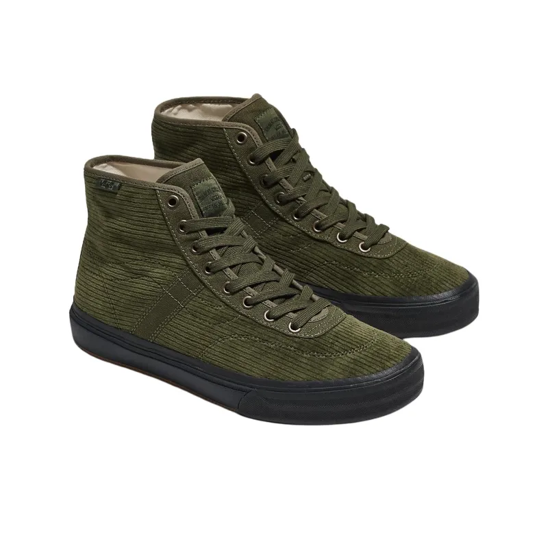 Gilbert Crockett Skate Vans High 'Deconstructed Olive Corduroy'-1