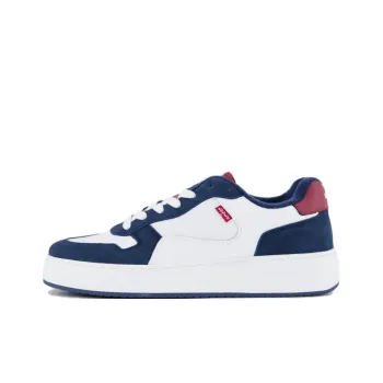 Levi's GLIDE Low Top Skateboard Shoes Men's White Blue