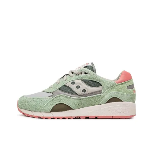 Saucony Shadow 6000 Anti Slip Wear Resistant Low Top Casual Running minimalista Women's Green