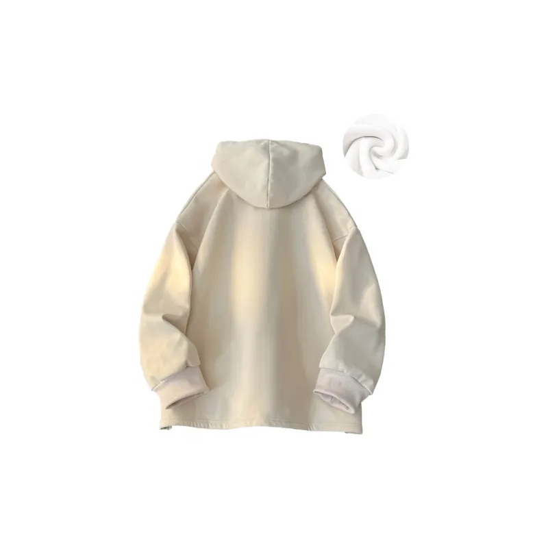 PUNCTILIOUS Thickened And Fleece Lined Sweatshirt Unisex-5
