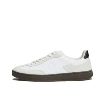 Tommy Hilfiger Heritage Low Top Skateboard Shoes Women's White Beige Brown