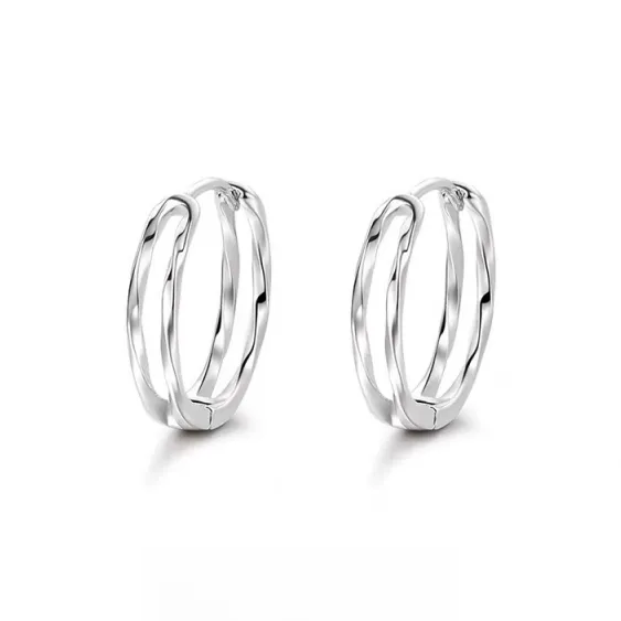ZWU 999 Fine Silver Earrings Unisex-3