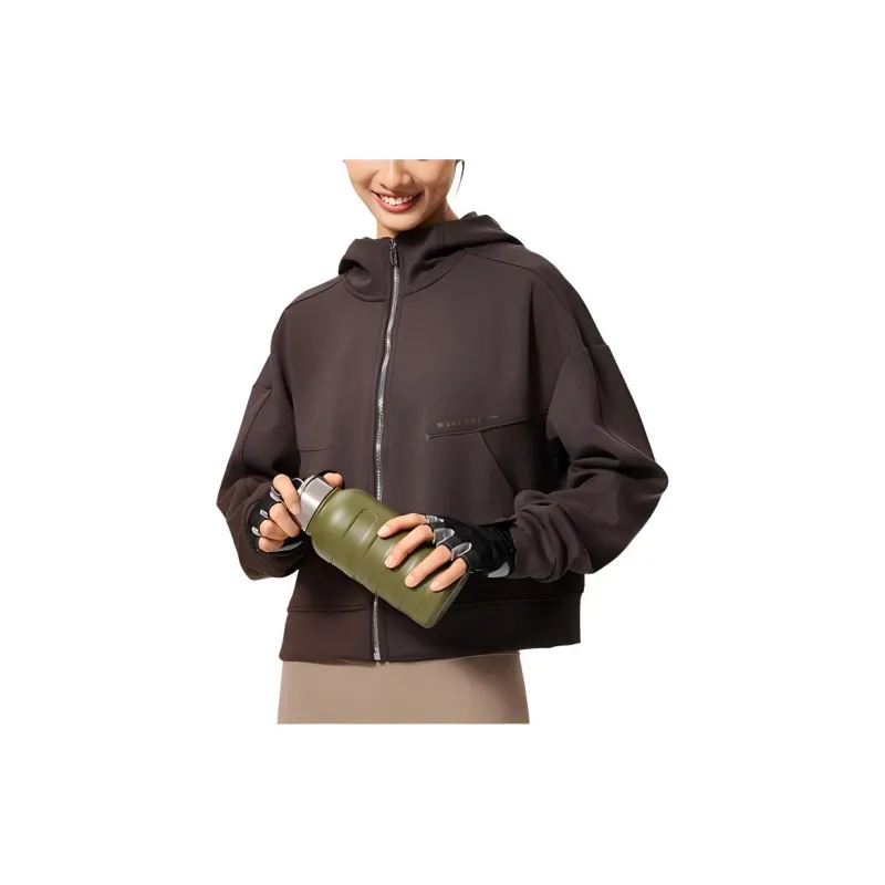 LiNing Fitness Series Sweatshirt Women's Charcoal Brown-2