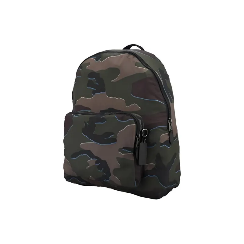 COACH Packable Nylon Backpack Large Size Men's Army Green-1