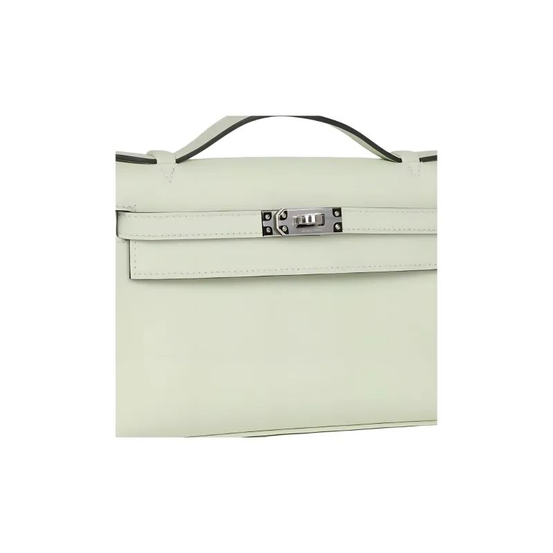 HERMES Mini Kelly Generation 1 Swift Leather Generation 1 Kelly Bag Handbag Women's 0S Bubble Green-1