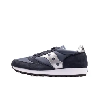 Saucony Jazz 81 Anti Slip Wear Resistant Low Top Running Shoes Men's Marine Blue
