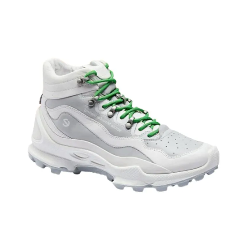 White Mountaineering x Ecco BIOM Capsule Waterproof High Top Outdoor Shoes Women's White-1