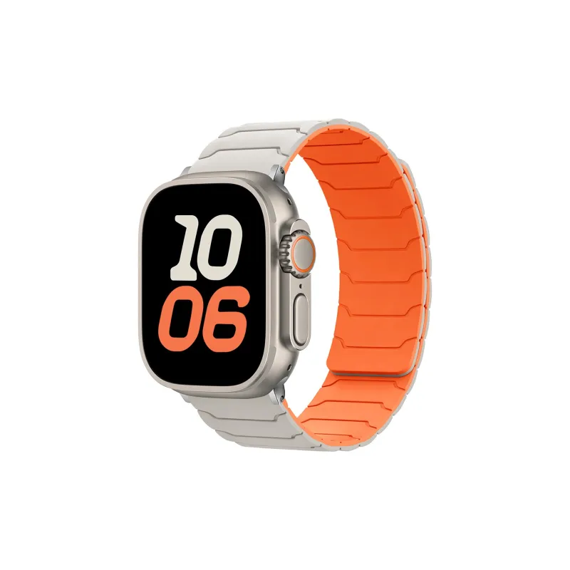 LOVINGCOOL Watch Band Apple Compatibility 46mm Silicone Material-6