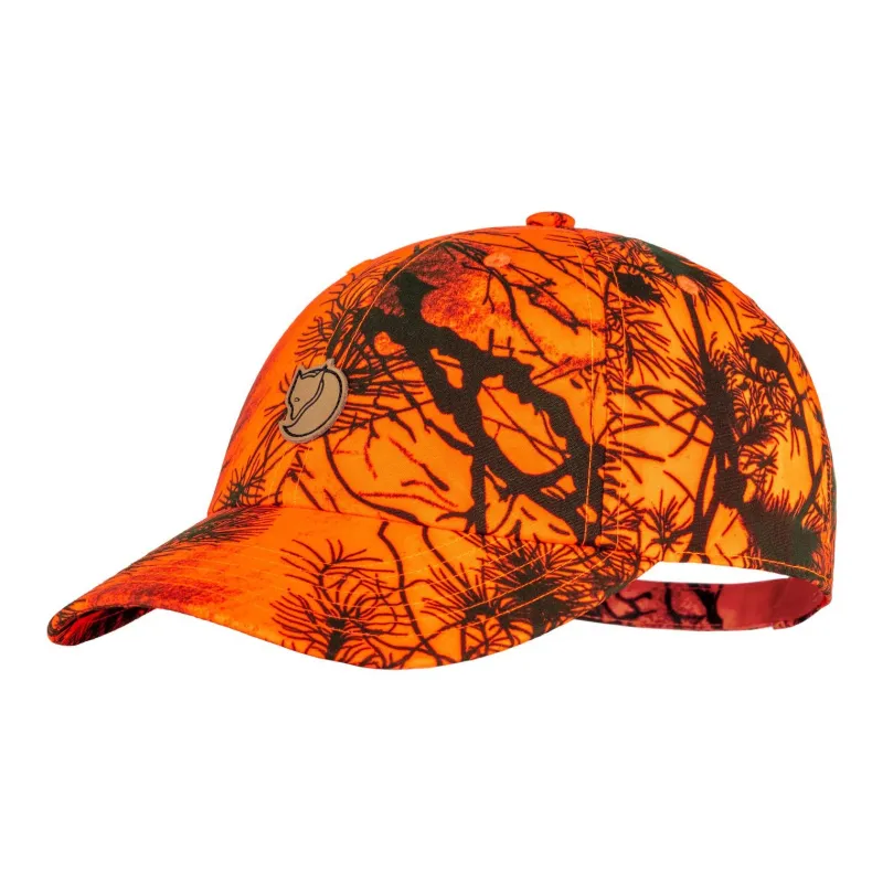Fjallraven Polyester Cotton Baseball Caps Unisex Olive/Camo Green/Orange-2