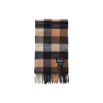 BARBOUR Wool Knit Scarves Men's Multicolor