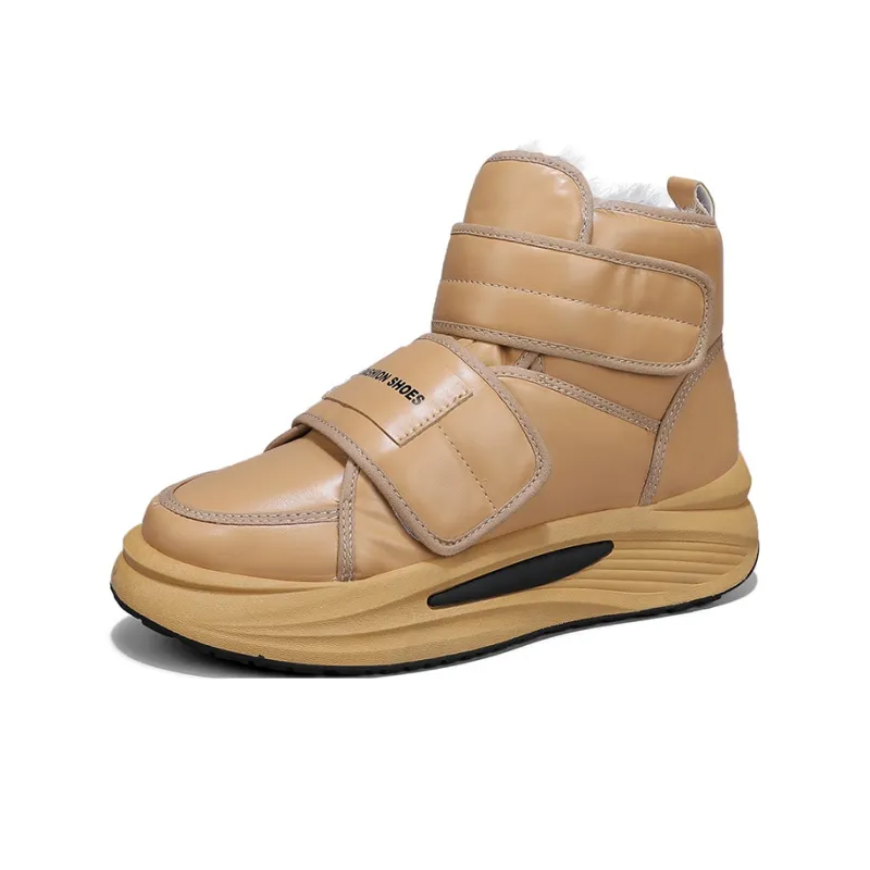 Wooden Rabbit Thermal Abrasion Resistant Short Snow Boots Men's-6