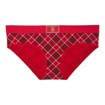 Victoria's Secret Underpants Women's 1 Pack Red Plaid