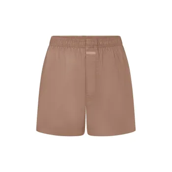 SKIMS FW24 COTTON POPLIN MENS BOXER Boxer Shorts Men's SIENNA/Ochre