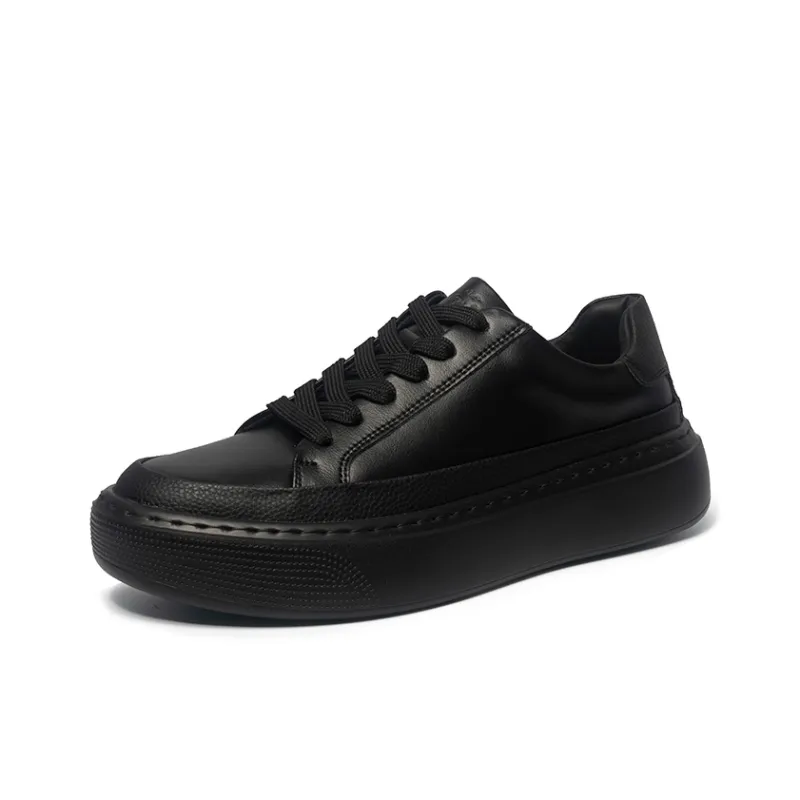 Haobin Coverage Low-Top Skateboard Shoes Unisex White-8