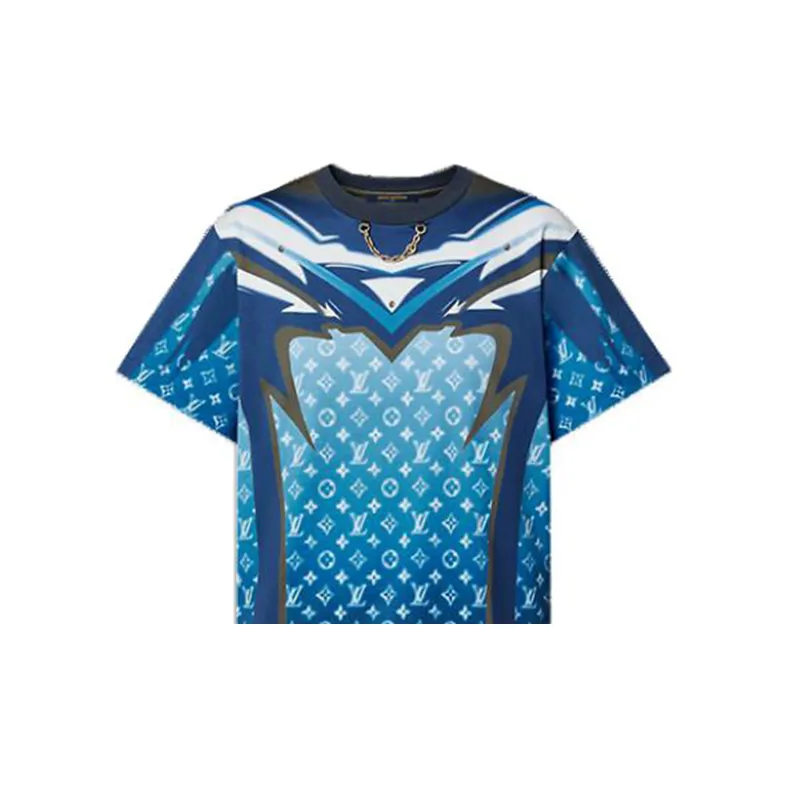 LOUIS VUITTON T Shirt Women's Blue-5
