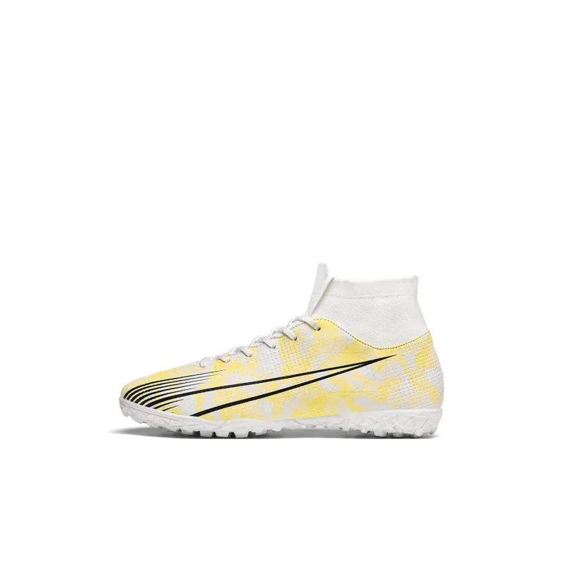 EXULL Q Durable Lightweight Cushioning High Top Kids' Soccer Shoes Kids'-15