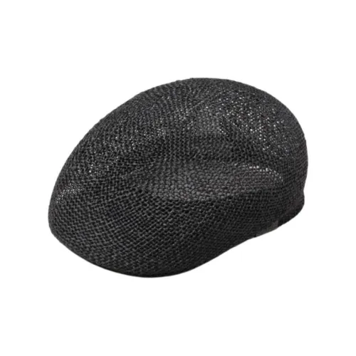 CA4LA Rubber Kangpiao Grass Berets Men's Black/Khaki