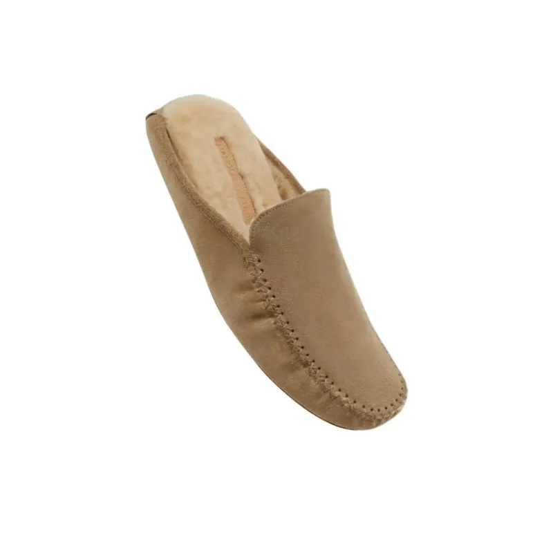 MANOLO BLAHNIK Slip-Resistant Wrap-toe Slippers Men's Brown-4