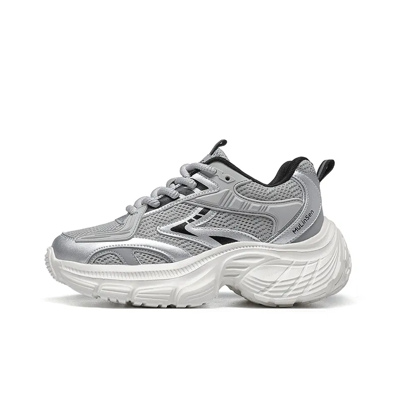 Mulinsen Slip Resistant, Abrasion Resistant, Lightweight Low Top Chunky Sneakers Women's-0