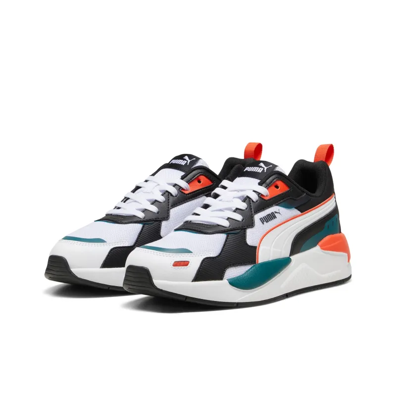PUMA X Ray 3 Anti Slip Wear Resistant Low Top Casual Shoes Men's Black White Green-2