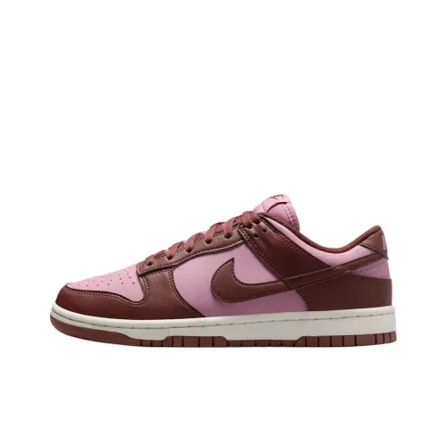 Nike Dunk Anti Slip Wear Resistant Low Top Skateboard Shoes Women's Pink