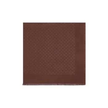 GUCCI Silk Silk Shawls Women's Brown