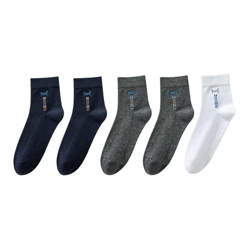MIIOW Mid Calf Socks Men's 5 Pack-22