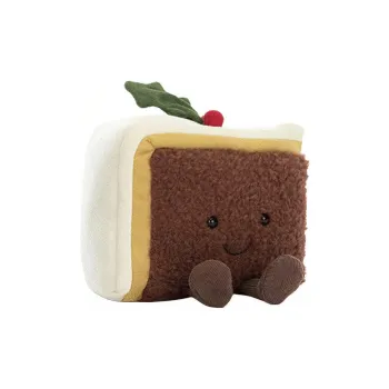 JELLYCAT Amuseables Slice Of Christmas Cake Plush Toy