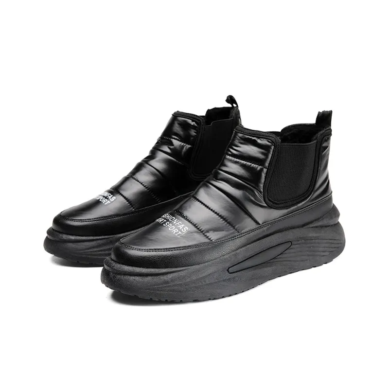 Wooden Rabbit Thermal Short Snow Boots Men's-2