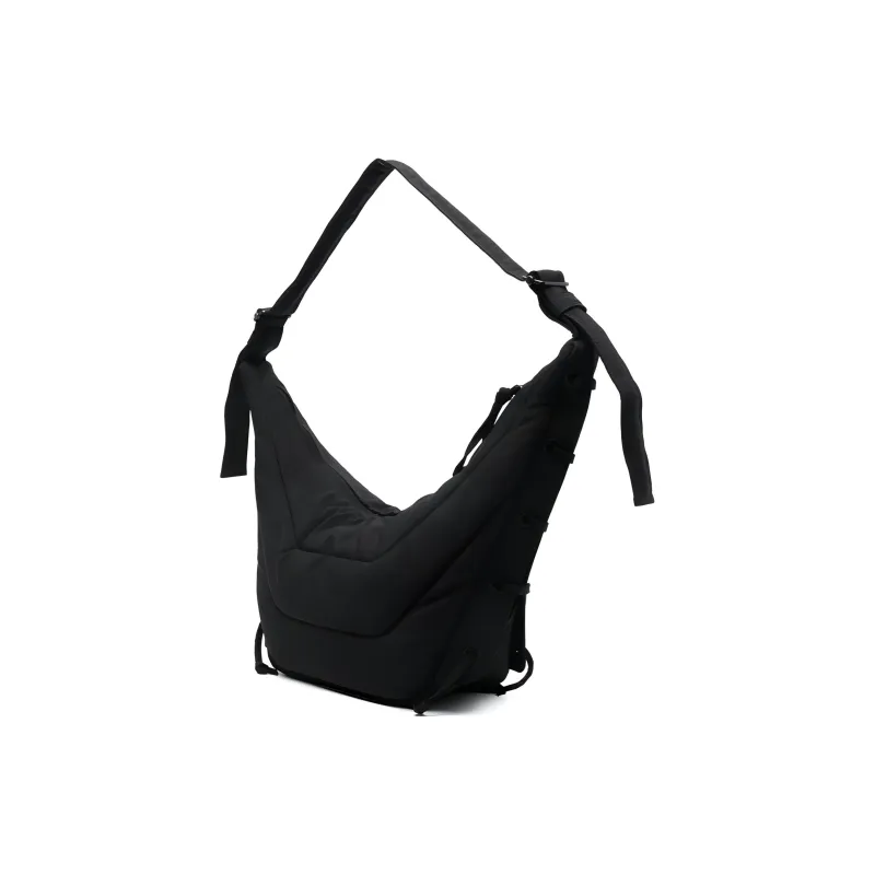 Lemaire Polyamide Shoulder Bag, Crossbody Bag Medium Size Women's Black-2
