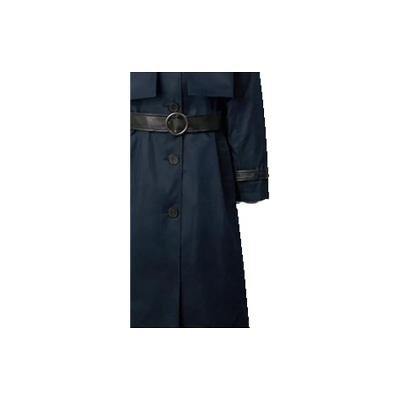 COACH SS21 Trench Coat Women's Marine Blue-5