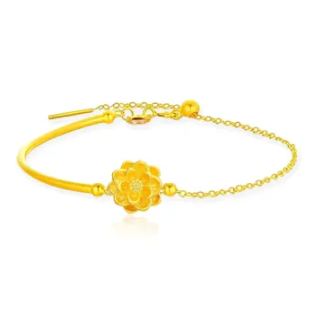 Chongqing gold store Gold Bracelet Unisex