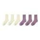6 Pack-Light Yellow 3+Purple 3