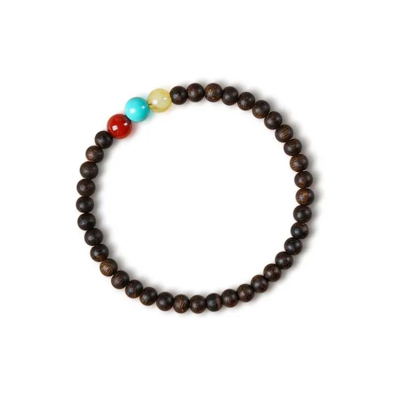FANGYUANXIAOFU Fragrance Enhancer, Agarwood Bracelets Women's-16