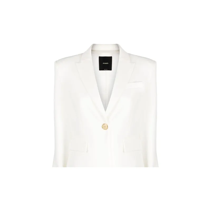 PINKO Business Suits Coats Women's White-4