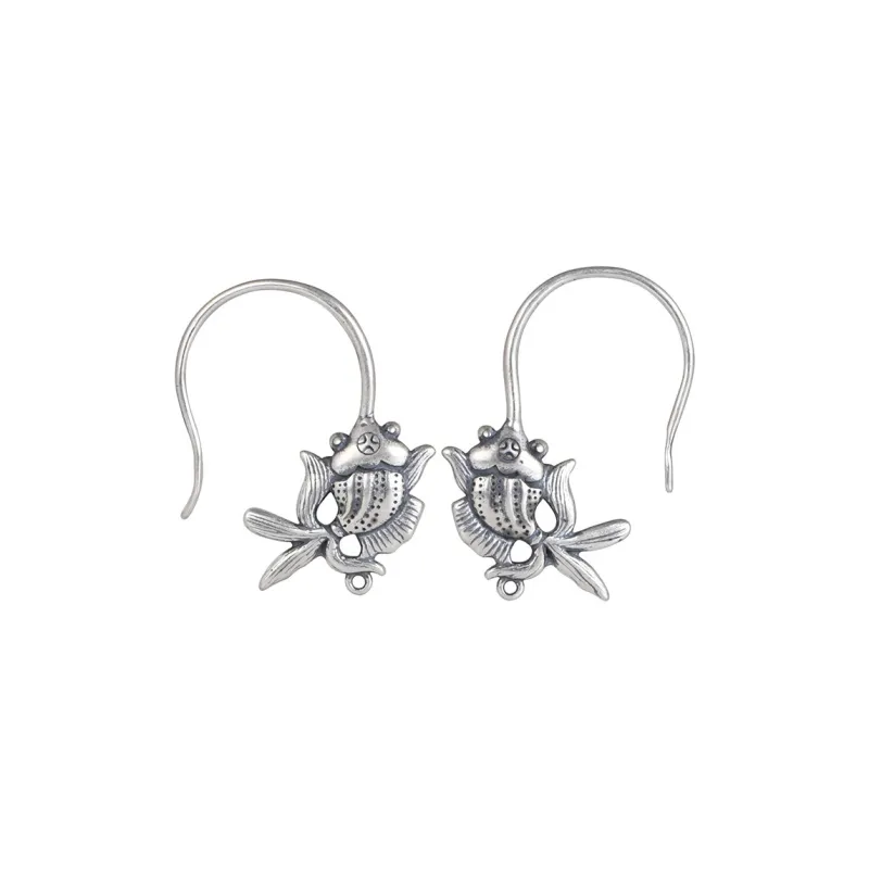 JINLUWANG S925 Silver Earrings Women's-0