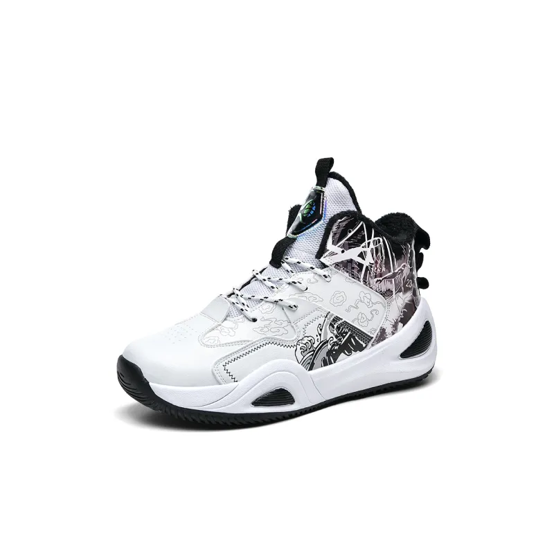 ROBINHOOD Abrasion Resistant Support Children's Basketball Shoes Teenagers-7
