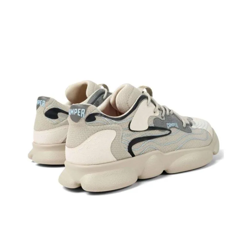 CAMPER Karst Slip Resistant Low Top Casual Shoes Men's Beige Gray-3