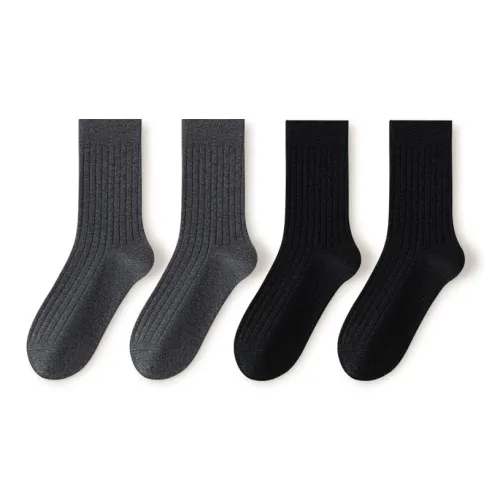 JKN Mid Calf Socks Men's 4 Pack