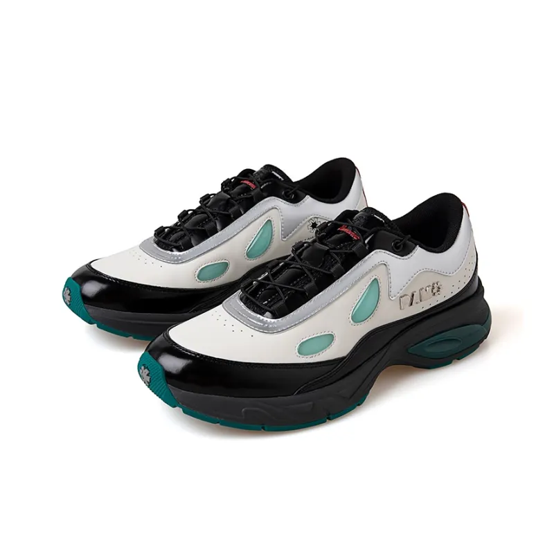 PAMP Green Mountain Gear Lightweight Anti Slip Low Top Casual Shoes Unisex Black White-1