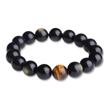 Yeon yun Jewelry Obsidian Jade Bracelets Unisex