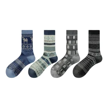 ZEROIN Mid Calf Socks Men's 4 Pack